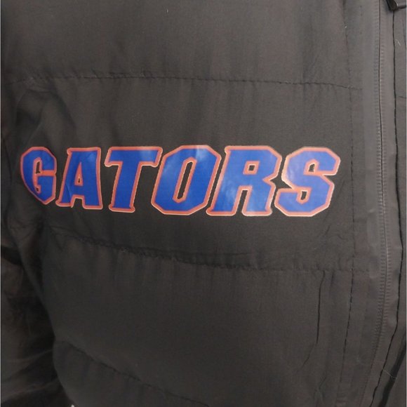 Women's Florida Gator's Black Puffer Jacket " Murphy" NCAA Sz S/M - Picture 13 of 16